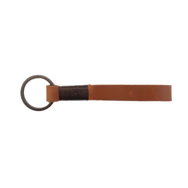 Leather key chain brown Bornisimo