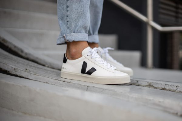 Zapatillas veja campo white black Bornisimo