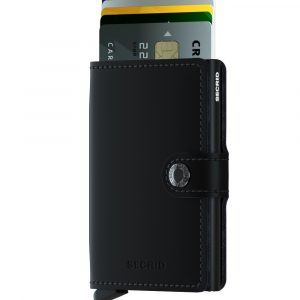 Mini wallet matte black