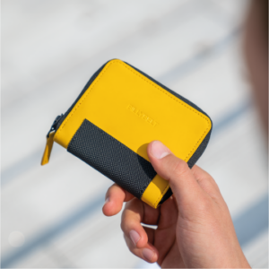 Compact yellow small wallet