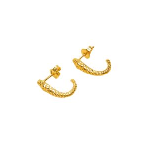Earrings puces serpent