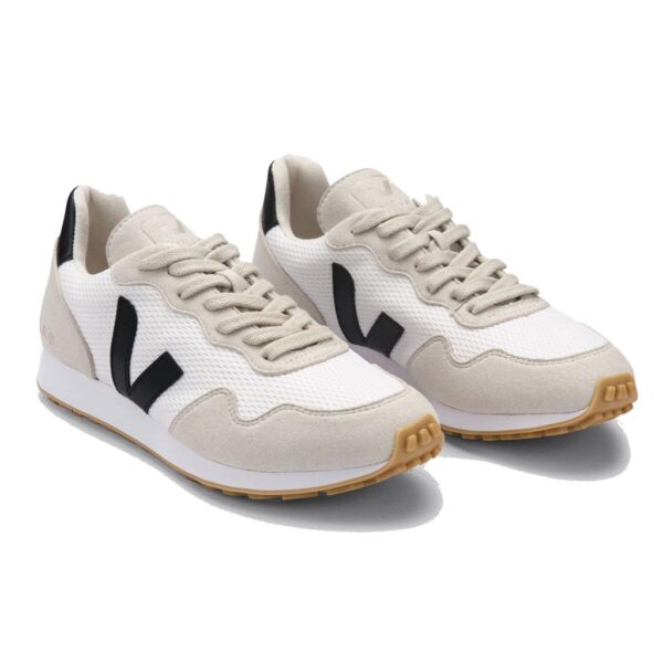 Zapatillas veja sdu alveomesh white black natural Bornisimo - Imagen 5