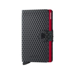 Mini wallet Secrid cubic black red