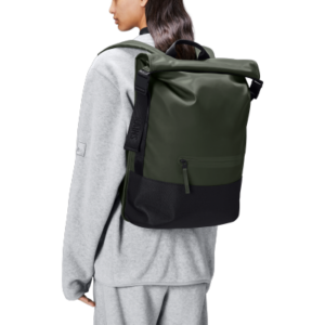 Mochila Rains trail rolltop green