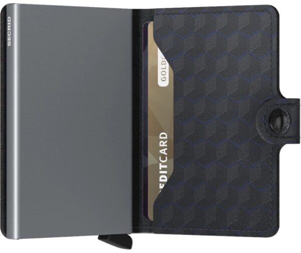 Mini wallet Secrid optical black titanium