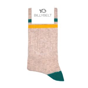 Calcetines Retro – Beige green and yellow Billybelt