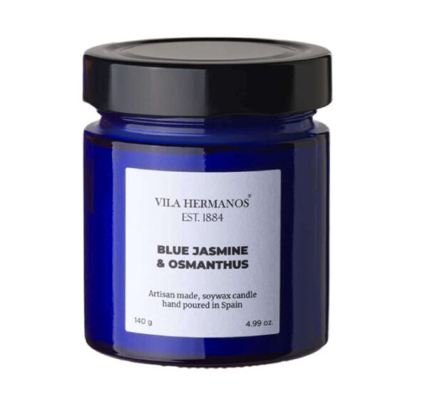 Vela de cera de soja Blue Jasmine & Osmanthus