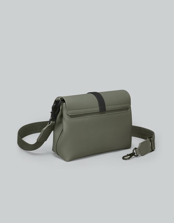 Crossbody bag Gaston Luga splash olive - Imagen 4