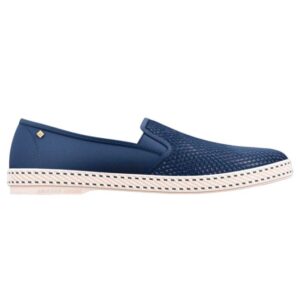 Rivieras slip canvas mesh recycled blue