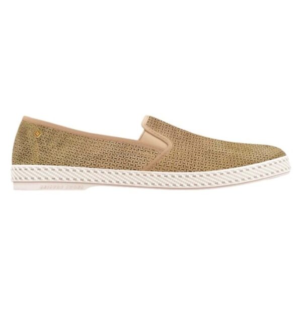 Rivieras slip suede embosse light