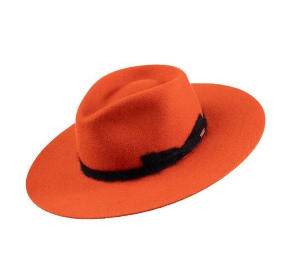 Sombrero lana worden orange estilo copa