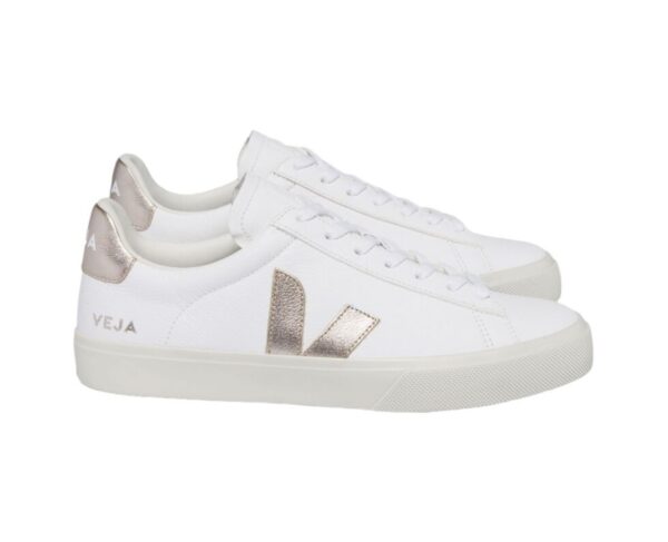 Zapatillas Veja campo White Platine Bornisimo