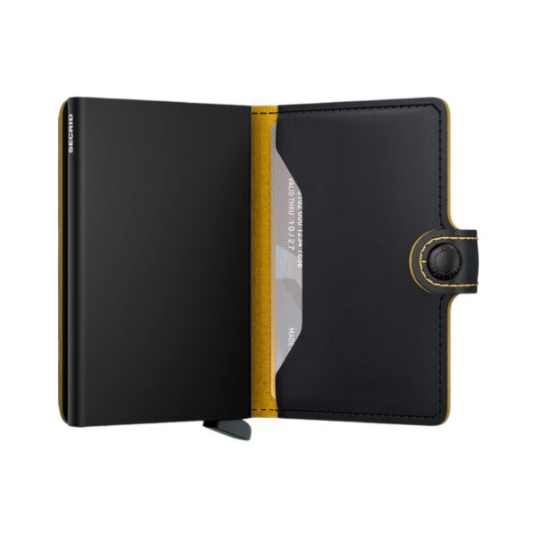 Mini wallet secrid Black and Ochre - Imagen 3