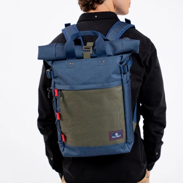 Billybelt Rolltop Backpack - Navy Khaki - Imagen 5